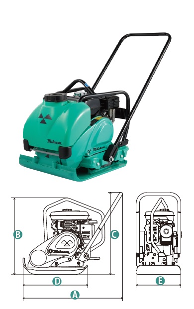 直送品】 三笠産業 プレートコンパクター MVC-T90H 【大型】 : 部品屋 