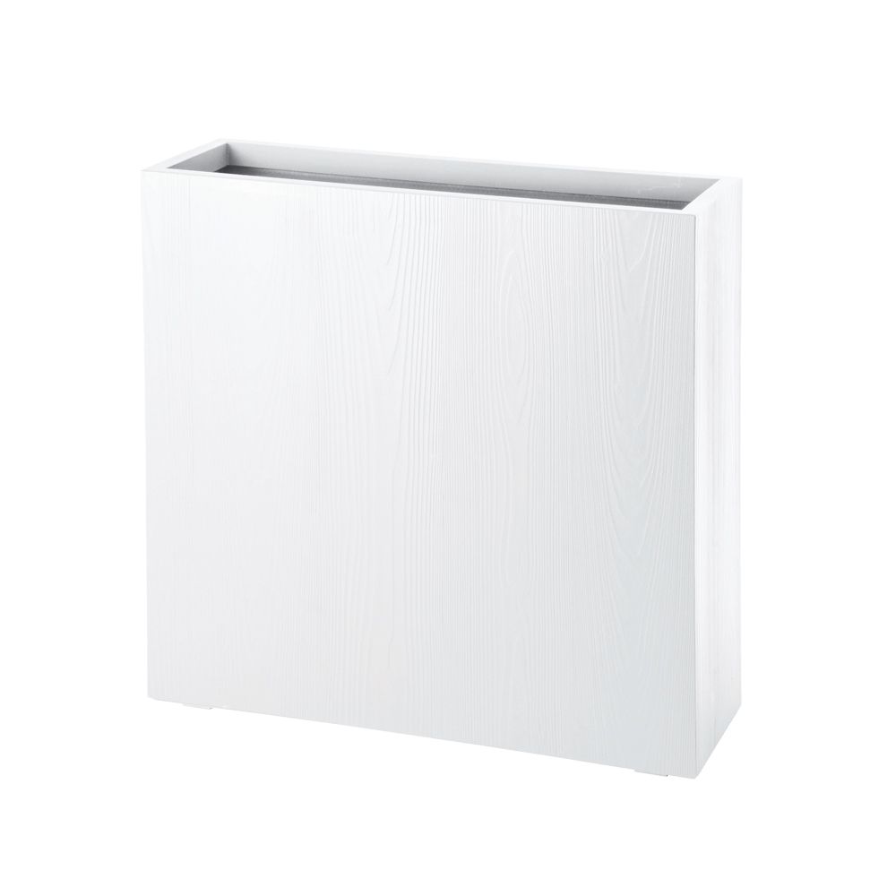 ミヅシマ工業 FRPモクメ ハイタイプ(かさ上げ板付属)・ホワイト