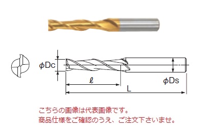 不二越 (ナチ) ハイスエンドミル SL2GE5 (G ロングエンドミル 2