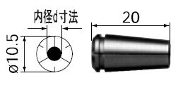 ナカニシ (NAKANISHI) コレット CHK-2.7 (91527) CHKグループ 《パーツ