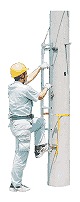 【直送品】 ナカオ (NAKAO) 特殊はしご 昇柱用具 LC-165