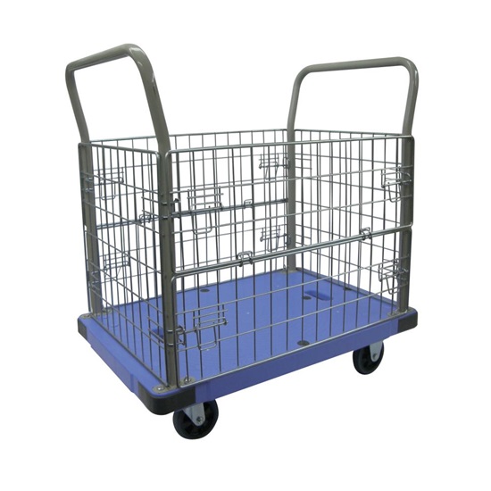 直送品】 ナンシン 静音樹脂製台車 サイレントマスター DSK-306 【大型 