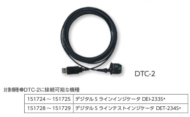 新潟精機 Sラインデータ転送ケーブル DTC 2 (152034) :niig 152034:部品屋さん