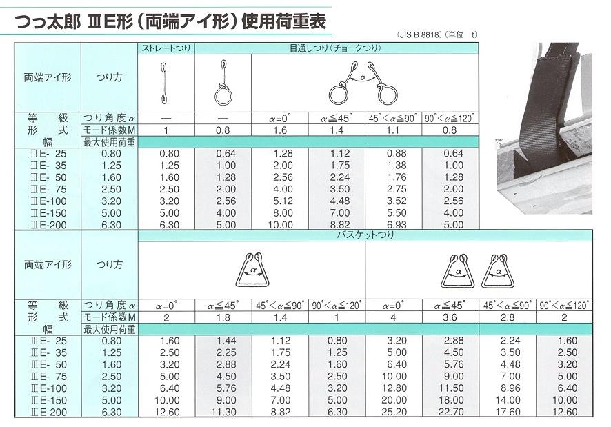 ベルトスリング つっ太郎 (Gスリング) IIIE-75x1.5M (75x1.5)｜buhinyasan｜04