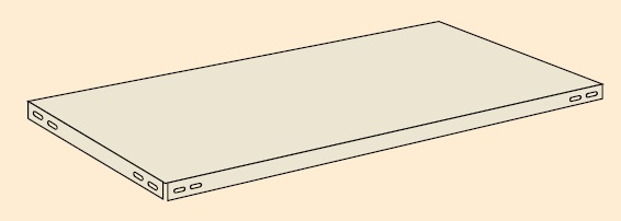 【直送品】 サカエ 中量棚ＢＷ型用オプション棚板セット BW 127N (182483) 【特大・送料別】 :saka bw 127n:部品屋さん