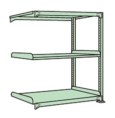 【直送品】 サカエ ラークラック（１５０ｋｇ／段・連結・高さ１２００ｍｍ・３段） RL 8113R (186852) 【特大・送料別】 :saka rl 8113r:部品屋さん