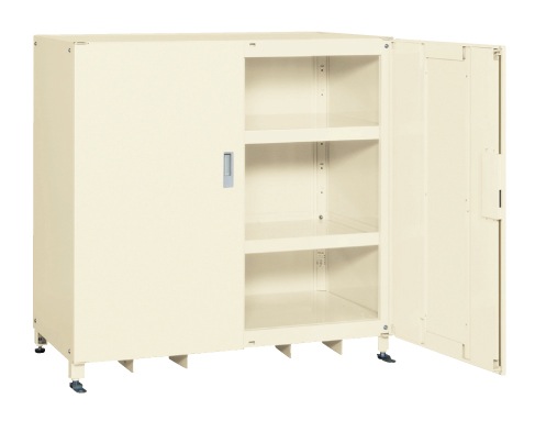 【直送品】 サカエ スーパージャンボ保管庫(完成品・スチール扉) SKS-126712MI (144506) 【大型】