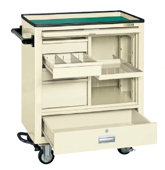 【直送品】 サカエ エスエスワゴン(フットブレーキ付) SS-A14NBRI (021290) 【大型】