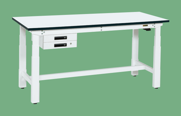 【直送品】 サカエ 電動昇降細工物台(掛け目手あい) DKN-157BMW (033802) 【大型】 家具、インテリア-その他デスク、机