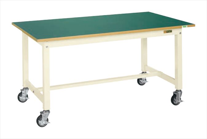 【直送品】 サカエ 中量作業台CBタイプ(移動式) CB-096FENI (034871) 【大型】