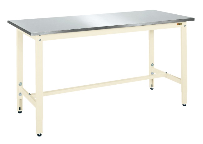 【直送品】 サカエ 軽量高さ調整作業台TKK8タイプ(ステンレスカブセ天板) TKK8-096HCSU4I (040496) 【大型】