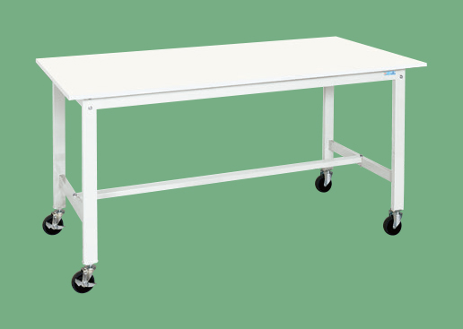 【直送品】 サカエ 軽量作業台KHタイプ(移動式)抗菌・抗ウイルス天板仕様 KH-69VPWYSE (048935) 【大型】