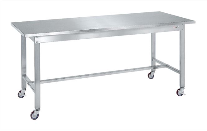 【直送品】 サカエ ステンレス作業台(移動式・SUS430) SUS4-189BN (081208) 【大型】