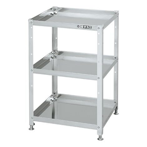 直送品】 サカエ ステンレススペシャルワゴン(固定式)SUS304 SN3-6073
