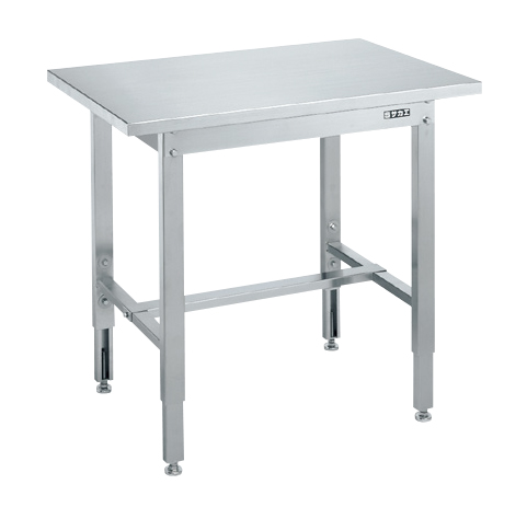 【直送品】 サカエ ステンレス高さ調整作業台(SUS430) SUT4-096N (087111) 【大型】