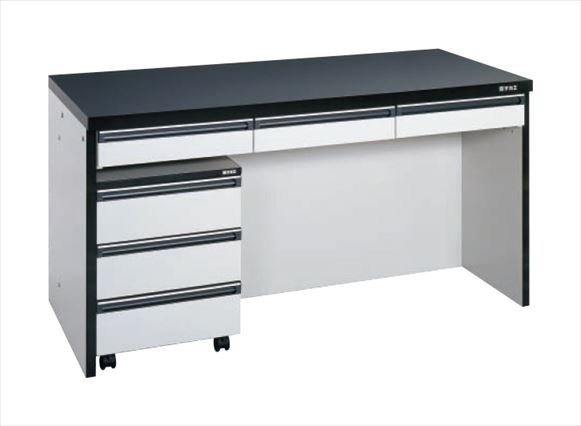 山金工業 ワークテーブル LABシリーズ(移動式) SLKHC-975TT-BKW