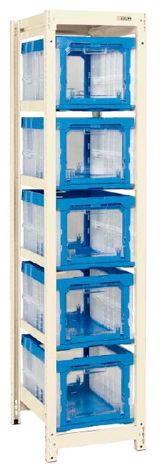 【直送品】 サカエ コンテナラックケース(単体・コンテナ50B2TM付) CR-50B2LN (140561) 【大型】