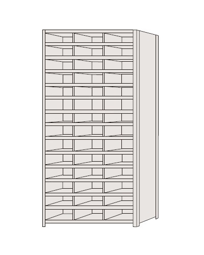 【直送品】 サカエ 区分棚 NCAM110 314 (184132) 【特大・送料別】 :sakae 184132:部品屋さん