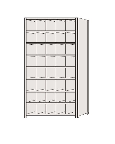 【直送品】 サカエ 区分棚 NCAM110-508 (184146) 【特大・送料別】