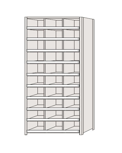 【直送品】 サカエ 区分棚 NCCM110 310 (184182) 【特大・送料別】 :sakae 184182:部品屋さん