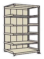 【直送品】 サカエ ラークラックパネル付（１５０ｋｇ／段・連結・６段タイプ） PRLW 2716R (197187) 【特大・送料別】 :sakae 197187:部品屋さん