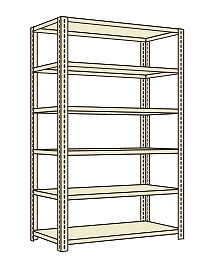 【直送品】 サカエ 開放型棚(120KG/段・高さ2400MM・6段タイプ) LWFF3546 (203776) 【特大・送料別】