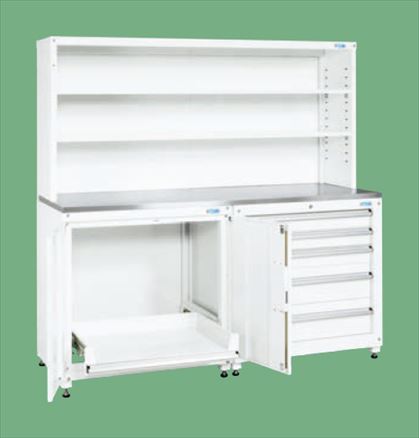【直送品】 サカエ ニューピットイン ワーキングシステム(作業台タイプ) PNH-SC18W (250588) 【大型】