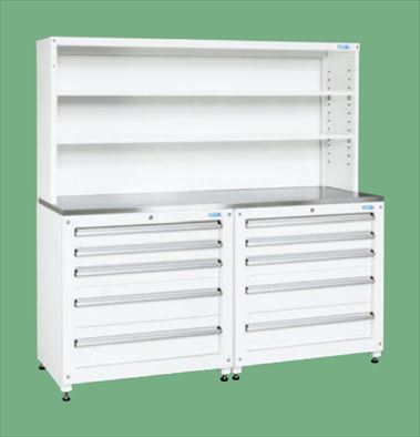 【直送品】 サカエ ニューピットイン ワーキングシステム(作業台タイプ) PNH-CC18W (250593) 【大型】