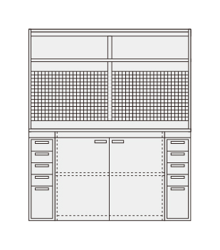 【直送品】 サカエ 窪溜まりはたご屋 PN-H84PW (251760) 【大型】 キャビネット、サイドボード-家具、インテリア-テレビ台、キャビネット