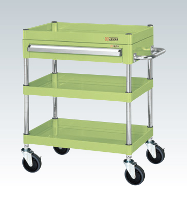 サカエ CSパールワゴン(中量タイプ・引出し付) CSP-6083ASE (324427)