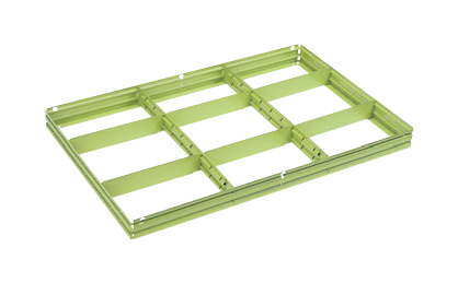 【直送品】 サカエ ＣＳパールワゴン用キャビネット仕切り CSP 64ASK (521601) :sakae 521601:部品屋さん