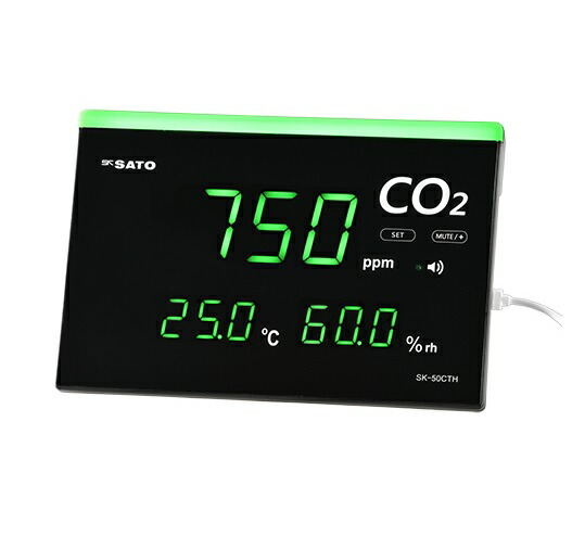 佐藤計量器製作所 快適ナビ CO2モニター SK-50CTH (No.1737-00)