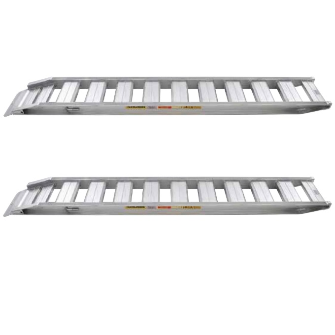 【直送品】 昭和ブリッジ アルミブリッジ (セーフベロタイプ) GP-300-45-4.0S (4.0ｔ/2本セット) 【大型】