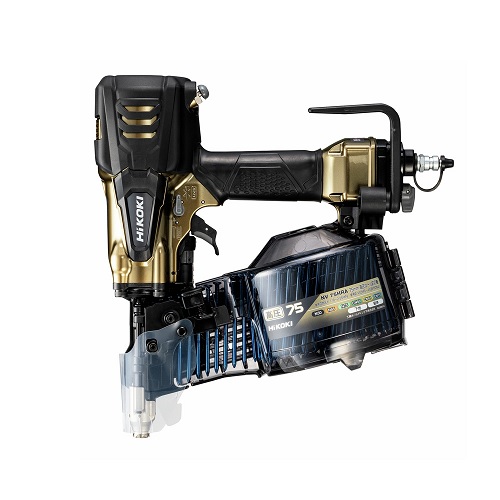 【限定特価】 HiKOKI 高圧ロール釘打機 NV75HRA (N) エアダスタ付