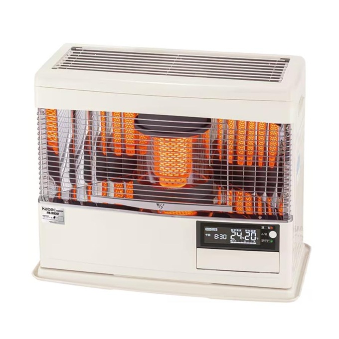 直送品】 サンポット 石油ストーブ FFR-7032KF E (W) FF式 《カベック 