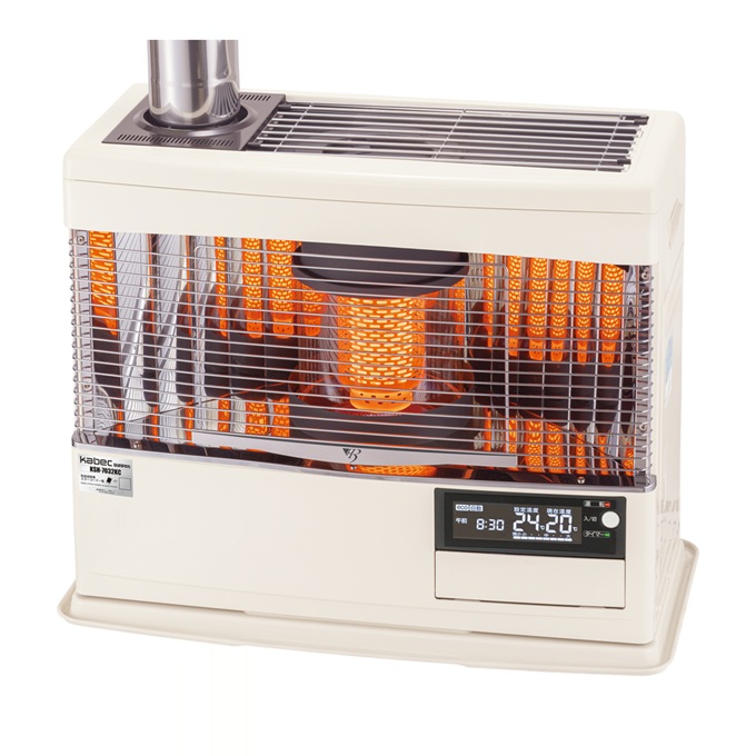 直送品】 サンポット 石油ストーブ KSH-7032KC E 煙突式 《カベック