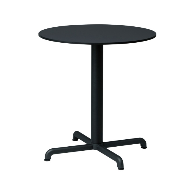 【直送品】 タカショー カリス ラウンドテーブル ダークグレー NAR-T08DG (33670800) 【大型】