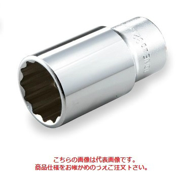 TONE (トネ) ディープソケット(12角) 4D-30L 〈差込角 12.7mm(1/2”)〉｜buhinyasan