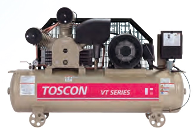 ほ レシプロコンプレッサー 東芝 TOSCON L2-3.7kW 200V 50Hz 260L大 