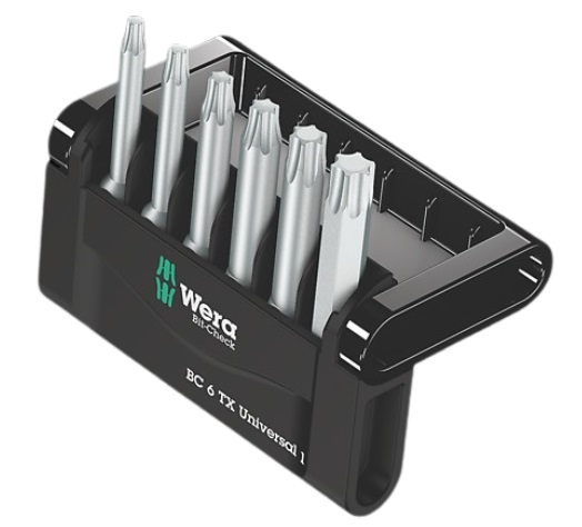 WERA ビットチェック 6 TX 汎用 1 トルクスビットセット 056472｜buhinyasan