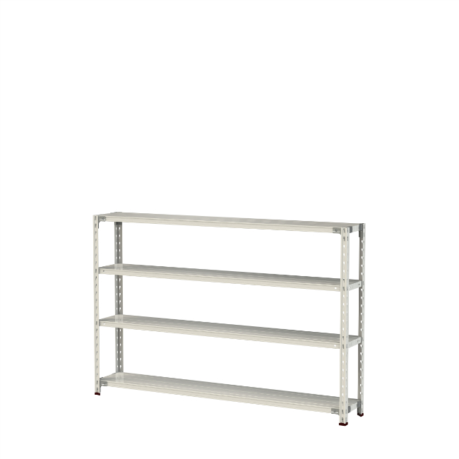 【直送品】 山金工業 軽量ラック(150kg/段) 1.5S4630-4W 【大型】