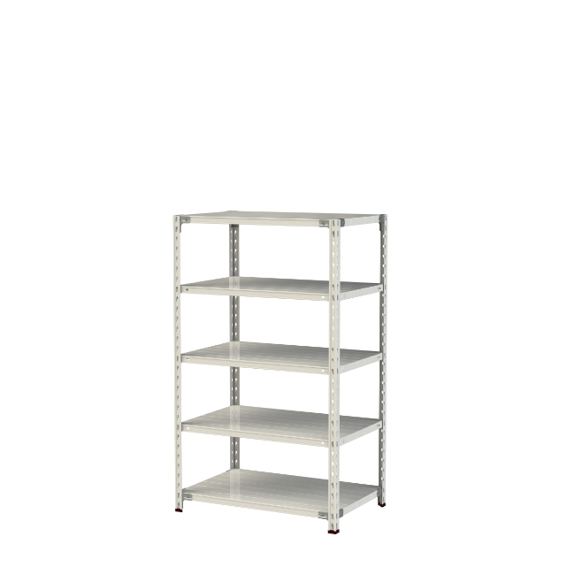【直送品】 山金工業 軽量ラック(150kg/段) 1.5S5360-5W 【大型】