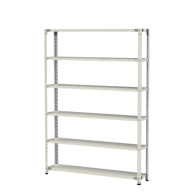 【直送品】 山金工業 軽量ラック(150kg/段) 1.5S7530-6W 【大型】