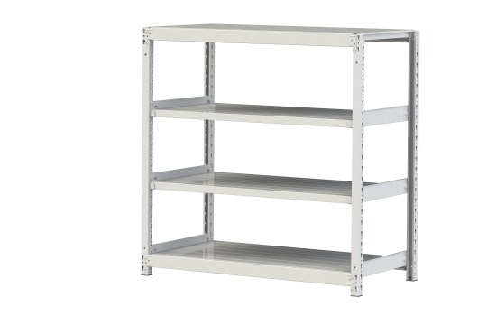 【直送品】 山金工業 雄捻子受け答え軽中量仕合わせ 200kg/段 単体 2S4460-4W 【大型】 家具、インテリア-ラック、シェルフ、本棚-スチールラック