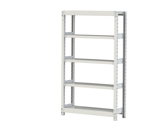 【直送品】 山金工業 ボルトレス軽中量ラック 200kg/段 単体 2S5330-5W 【大型】