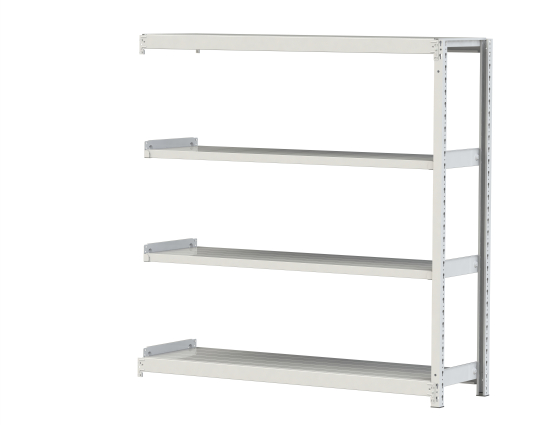 【直送品】 山金工業 ボルトレス軽中量ラック 200kg/段 連結 2S5545-4WR 【大型】