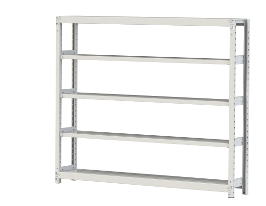 【直送品】 山金工業 ボルトレス軽中量ラック 200kg/段 単体 2S5630-5W 【大型】