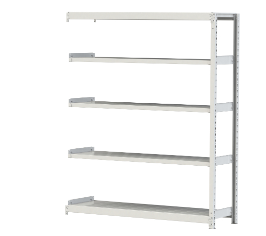 【直送品】 山金工業 ボルトレス軽中量ラック 200kg/段 連結 2S6545-5WR 【大型】