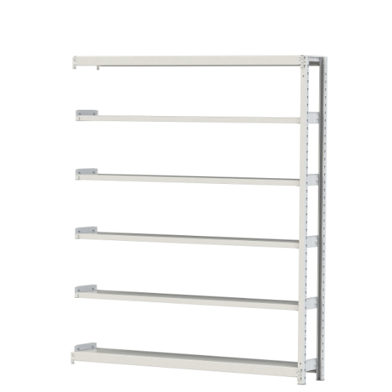 【直送品】 山金工業 ボルトレス軽中量ラック 200kg/段 連結 2S7630-6WR 【大型】