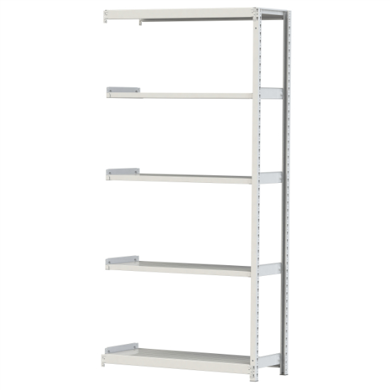 【直送品】 山金工業 ボルトレス軽中量ラック 200kg/段 連結 2S8445-5WR 【大型】